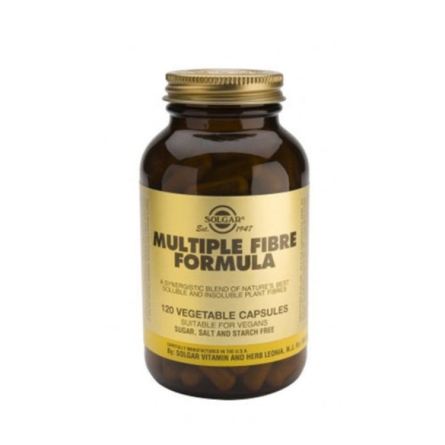 Solgar Multiple Fibre Formula 120 Vegetarian Caps (Φυτικές Ίνες)