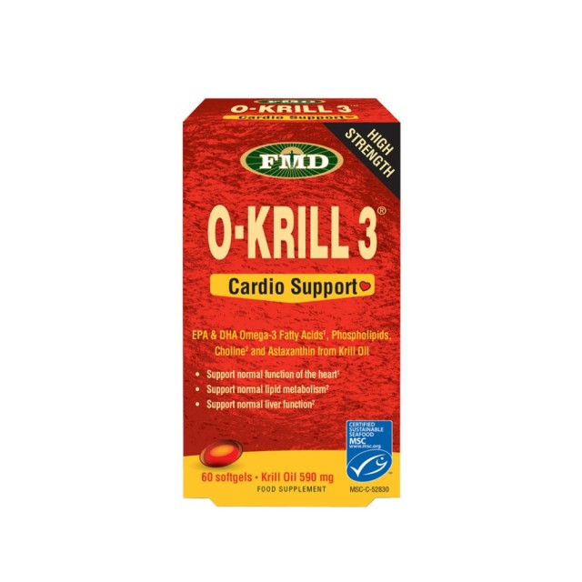 Flora Udos Choice O-Krill Cardio Support 60softgells