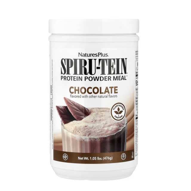 Natures Plus Spiru Tein Chocolate 476gr (Υποκατάστατο Γεύματος για Σημαντική Απώλεια Βάρους)
