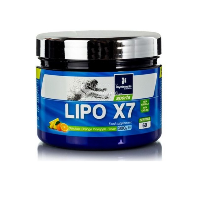 My Elements High Performance Lipo X 7 300gr (Ειδική Φόρμουλα που Βοηθά στην Ενέργεια & τον Έλεγχο του Βάρους - Με Γεύση Ανανά)