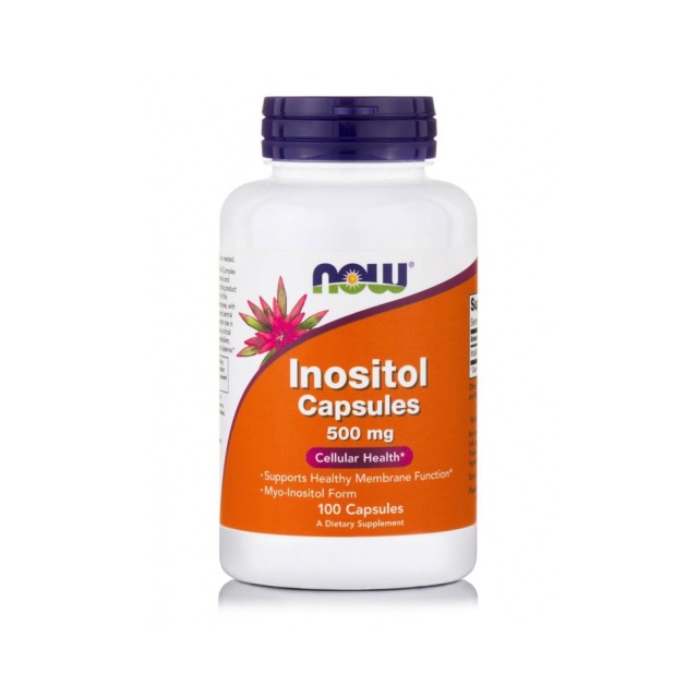 Now Foods Inositol 500mg 100caps (Συμπλήρωμα Διατορφής με Ινοσιτόλη)