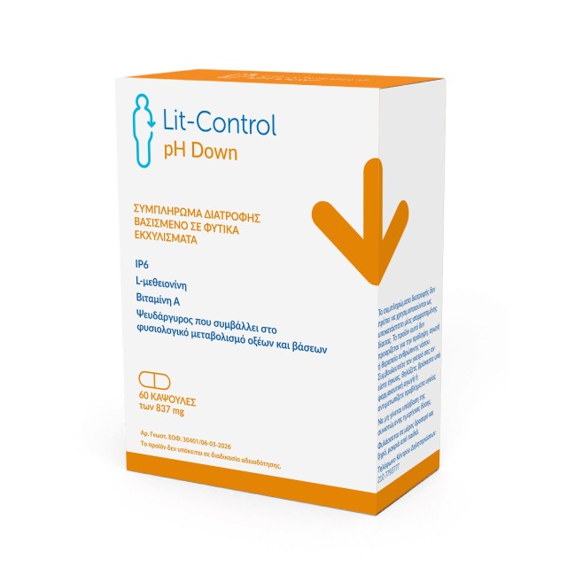 Lit-Control Devicare pH Down 837mg 60caps
