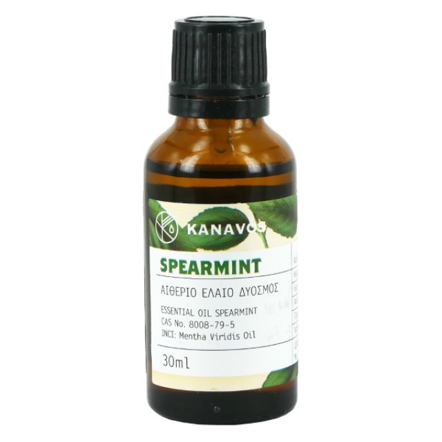 Kanavos Essential Oil Spearmint 30ml (Αιθέριο Έλαιο Δυόσμου) 