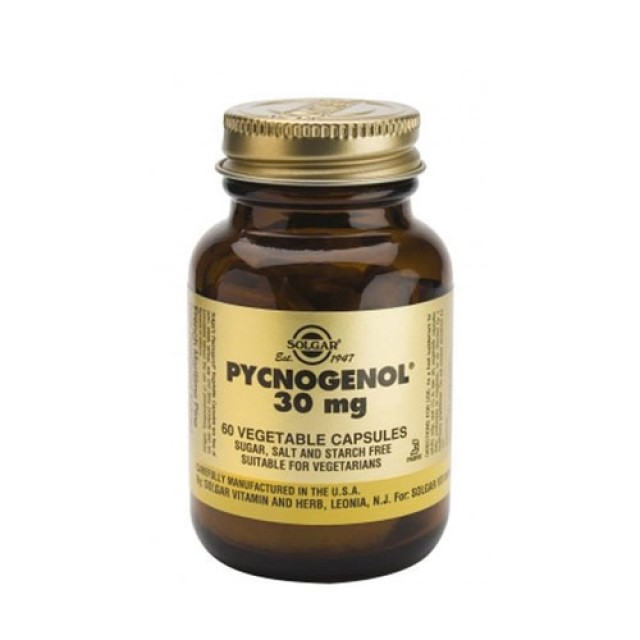 Solgar Pycnogenol 30mg 60vegetarian caps