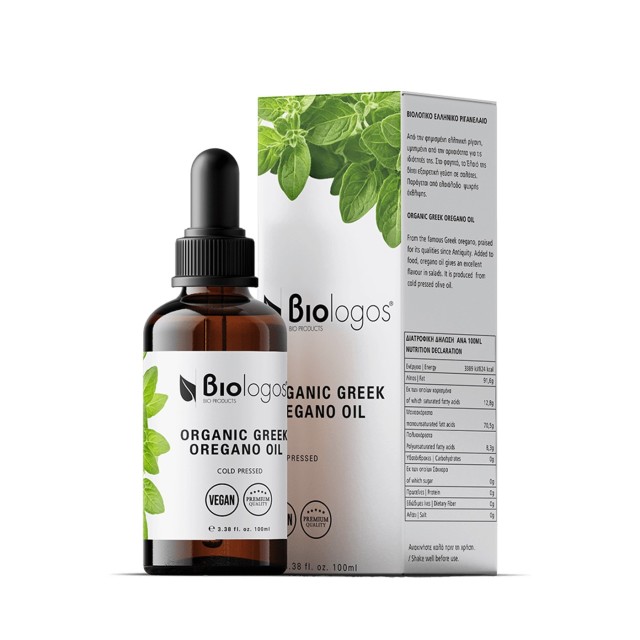 Biologos Organic Greek Oregano Oil 100ml (Έλαιο Βάσης Ριγανέλαιο)