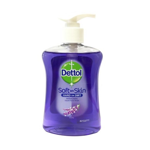 Dettol Soft on Skin Antibacterial Liquid Hand Wash Lavender 250ml