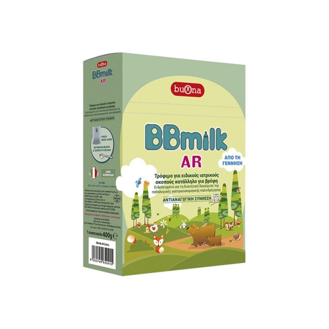 Buona BBmilk Ar 400gr (Βρεφικό Γάλα σε Σκόνη για Βρέφη με Γαστροοισιφαγική Παλινδρόμηση 0μ+)