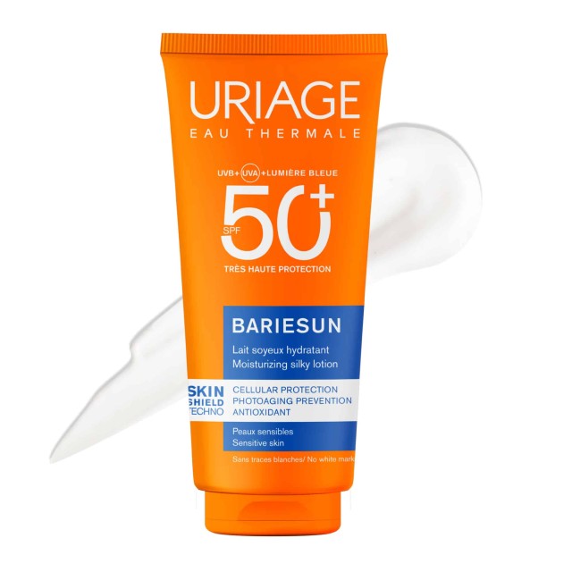 Uriage Bariesun Moisturizing Silky Lotion SPF50+ 100ml (Αντηλιακό Γαλάκτωμα Προσώπου & Σώματος Πολύ Υψηλής Προστασίας)