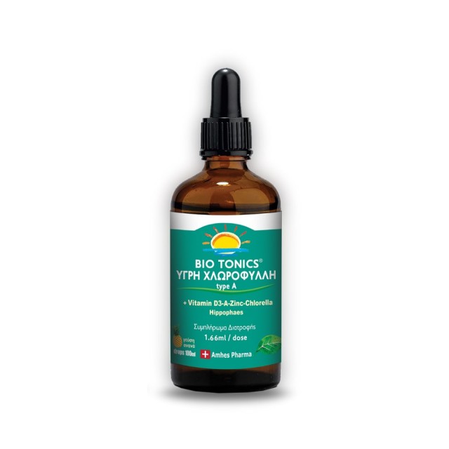 Bio Tonics Liquid Chlorophyll Type A Drops 100ml